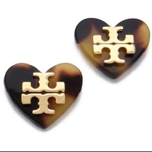 Tory Burch Heart Studs